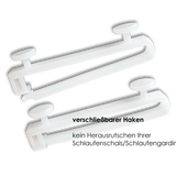 Schlaufengleiter mit verschließbarem Haken für Gardinen