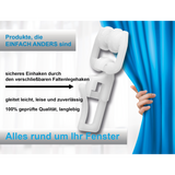 T-Gardinenrollen an einer Gardine
