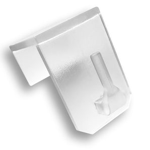 Fensterhaken/Dekohaken aus Kunststoff in weiß oder transparent