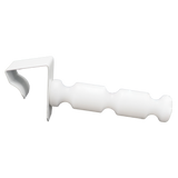 Fensterhaken mit Distanzhalter – Seitenansicht