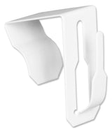 Schmaler Metall-Fensterhaken in Weiß – Produktansicht